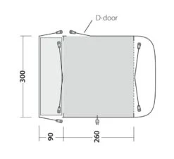 Outwell Newburg 260 Drive Away Awning 23 Outwell Newburg 260 Drive Away Awning -Sports Equipment Store 111102 newburg 260 drawing floorplan3