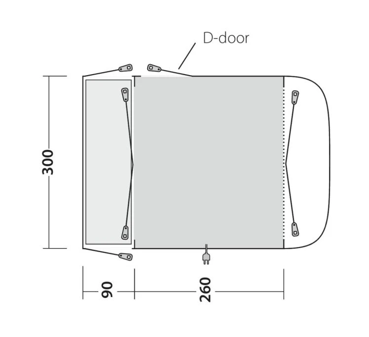 Outwell Newburg 260 Drive Away Awning 13 Outwell Newburg 260 Drive Away Awning - Image 11