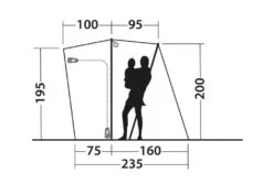 Outwell Lakecrest Drive Away Awning 37 Outwell Lakecrest Drive Away Awning -Sports Equipment Store 111166 lakecrest drawing other4