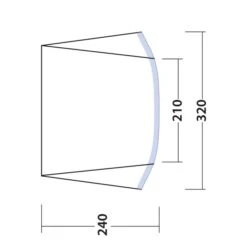Outwell Touring Canopy Air -Sports Equipment Store 111253 touring canopy air drawing floorplan3