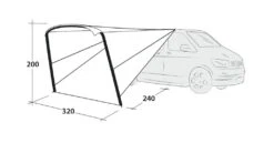 Outwell Touring Canopy Air -Sports Equipment Store 111253 touring canopy air drawing perspective2
