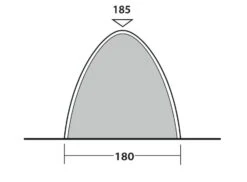 Outwell Free Standing Inner Tent L -Sports Equipment Store 111340 free standing inner l drawing other4