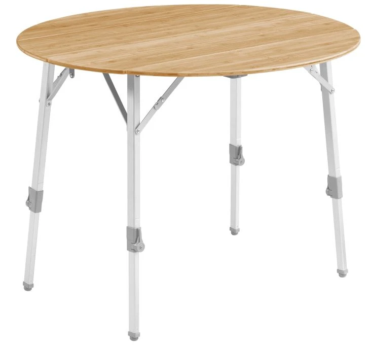 Outwell Custer Round Bamboo Table 3 Outwell Custer Round Bamboo Table