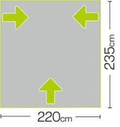 Quest Falcon 220 Poled Porch Caravan Awning -Sports Equipment Store a3500 7 fullsize