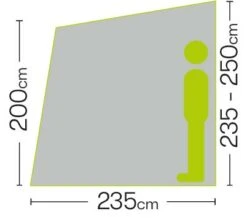 Quest Falcon 220 Poled Porch Caravan Awning -Sports Equipment Store a3500a 6 fullsize