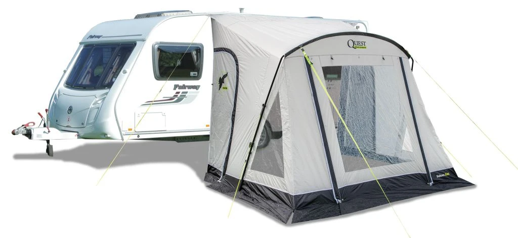 Quest Falcon 260 Poled Porch Caravan Awning 3 Quest Falcon 260 Poled Porch Caravan Awning