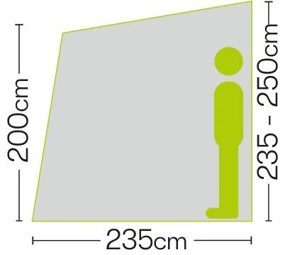 Quest Falcon 260 Poled Porch Caravan Awning 8 Quest Falcon 260 Poled Porch Caravan Awning - Image 6