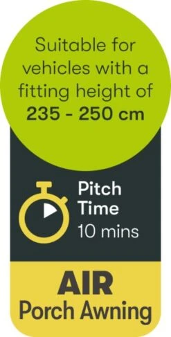 Quest Falcon Air 260 Porch Awning -Sports Equipment Store a3501a 9 photo 1