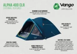 Vango Alpha 400 CLR Tent -Sports Equipment Store alpha 400 clr