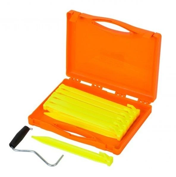 Case Of 12 Vango Bolt Plastic Peg Set 22cm With Extractor 4 Case Of 12 Vango Bolt Plastic Peg Set 22cm With Extractor - Image 2
