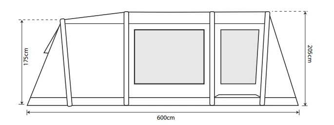 Outdoor Revolution Camp Star 500XL Air Tent Bundle (2022) 16 Outdoor Revolution Camp Star 500XL Air Tent Bundle (2022) - Image 14