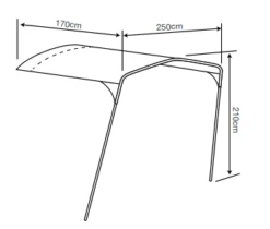 Outdoor Revolution Camp Star Sun Canopy 500XL / 600 / 1200 16 Outdoor Revolution Camp Star Sun Canopy 500XL / 600 / 1200 -Sports Equipment Store campstar 600 canopy