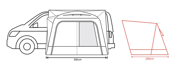 Outdoor Revolution Cayman Air High Drive Away Awning 9 Outdoor Revolution Cayman Air High Drive Away Awning - Image 7