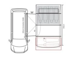 Outdoor Revolution Cayman Cacos Air SL Low Driveaway Awning -Sports Equipment Store cayman cacos air sl 9main 1