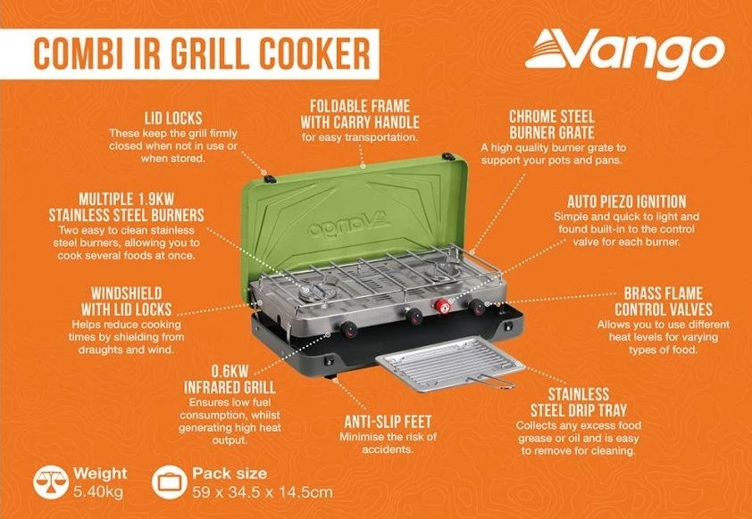Vango Combi IR Grill Cooker 10 Vango Combi IR Grill Cooker - Image 8