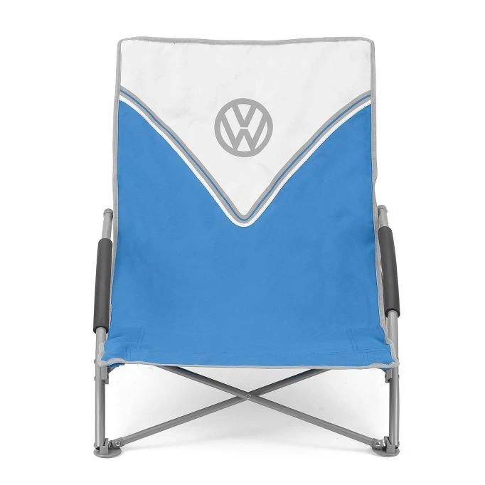 Volkswagen Blue Campervan Folding Low Camping Chair 4 Volkswagen Blue Campervan Folding Low Camping Chair - Image 2