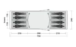 Easy Camp Huntsville 800 Twin Tent -Sports Equipment Store huntsville 800 3