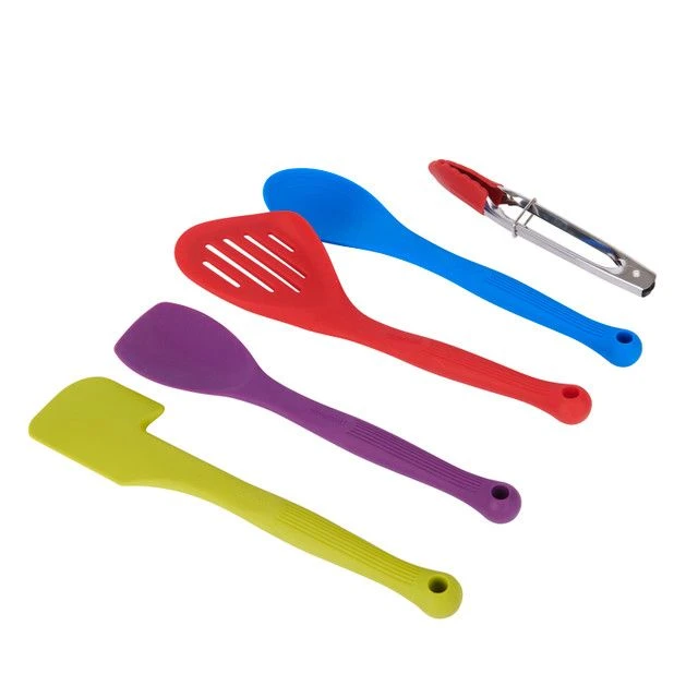 Colourworks 5 Piece Silicone Kitchen Utensils Set 6 Colourworks 5 Piece Silicone Kitchen Utensils Set - Image 4