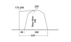 Outwell Milestone Dash Drive Away Awning -Sports Equipment Store milestone dash measurments