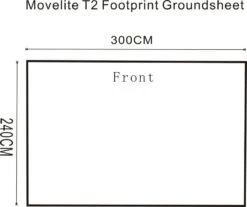 Outdoor Revolution Movelite T2/Turismo Footprint Groundsheet (300cm X 240cm) 7 Outdoor Revolution Movelite T2/Turismo Footprint Groundsheet (300cm X 240cm) -Sports Equipment Store movelite t2 footprint groundsheet