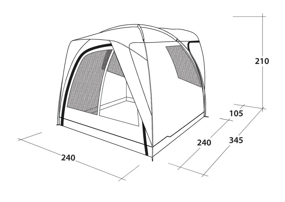 Outwell Beachcrest Driveaway Awning 16 Outwell Beachcrest Driveaway Awning - Image 14