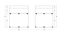 Outwell Fallcrest Side Panel Set -Sports Equipment Store outwell fallcrest awning side panel set 5