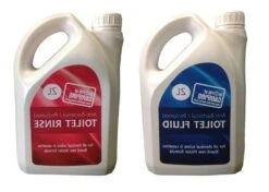 WoC Blue 2 Ltr & Pink 2 Ltr Toilet Fluid Package -Sports Equipment Store package 2 1 1