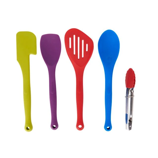 Colourworks 5 Piece Silicone Kitchen Utensils Set 3 Colourworks 5 Piece Silicone Kitchen Utensils Set
