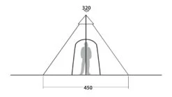 Robens Kiowa Tipi Tent 24 Robens Kiowa Tipi Tent -Sports Equipment Store standing head height