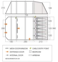 Vango Stargrove II Air TC 600XL Tent -Sports Equipment Store stargrove ii air tc 600xl