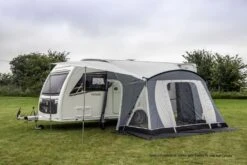 Sunncamp Swift Deluxe 325 SC Caravan Awning -Sports Equipment Store swift deluxe 325 sc with side sun canopy 1