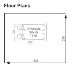 Sunncamp Dash 325 Air SC Caravan Awning -Sports Equipment Store swift deluxe sc 325 floor plan