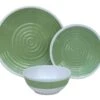 Outdoor Revolution Premium 12pc Melamine Plate And Bowl Set Pastel Lime -Sports Equipment Store tabl1000