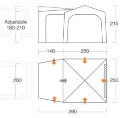 Vango Tailgate Hub Low Awning -Sports Equipment Store tailgate hub lowmain1