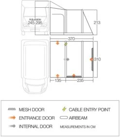 Vango Kela V Tall AirAway Drive Away Awning 15 Vango Kela V Tall AirAway Drive Away Awning -Sports Equipment Store vango 2020 awnings floorplan kela iii tall 2