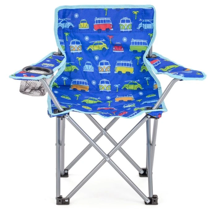Volkswagen Kids Blue Camping Chair 5 Volkswagen Kids Blue Camping Chair - Image 3