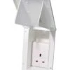 W4 UK Mains Flush Outlet 240V AC -Sports Equipment Store w4 power outlet flush socket