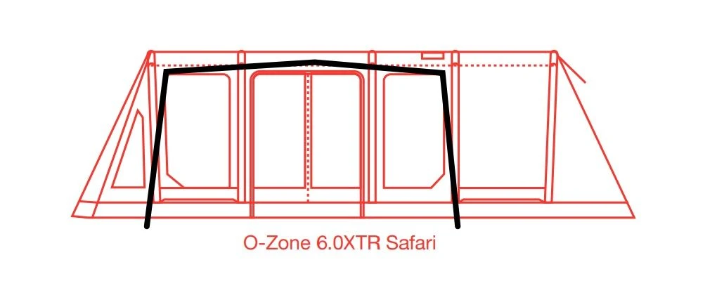 Outdoor Revolution Ozone 6.0 XTR Safari Side Sun Wing 10 Outdoor Revolution Ozone 6.0 XTR Safari Side Sun Wing - Image 8